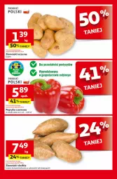 Gazetka promocyjna Auchan - Pewność Niskich Cen Hipermarket - Gazetka - ważna od 04.09 do 04.09.2024 - strona 9 - produkty: Papryka czerwona, Papryka, Ziemniaki