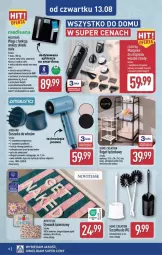 Gazetka promocyjna Aldi - Przygotuj się na kolejny tydzień - Gazetka - ważna od 13.08 do 13.08.2026 - strona 10 - produkty: Szczotka, Regał, Isana, Suszarka, Szczotka do WC, Smartfon, Fa