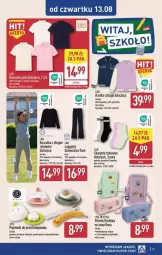 Gazetka promocyjna Aldi - Przygotuj się na kolejny tydzień - Gazetka - ważna od 13.08 do 13.08.2026 - strona 13 - produkty: Torebka, Sok, Gin, Karp, Kosz, Piórnik, Pojemnik, Koszulka, Wełna, Legginsy, Pojemnik do przechowywania, Dzieci, Smartfon