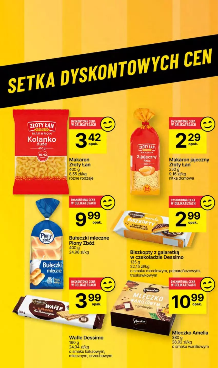 Gazetka promocyjna Delikatesy Centrum - Dyskontowe ceny w Delikatesach Centrum - ważna 04.01 do 10.01.2024 - strona 37 - produkty: Biszkopty, Bułeczki, Bułeczki mleczne, Gala, Kakao, Makaron, Mleczko, Wafle