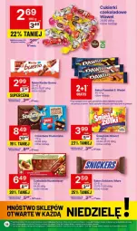 Gazetka promocyjna Delikatesy Centrum - Dyskontowe ceny w Delikatesach Centrum - Gazetka - ważna od 10.01 do 10.01.2024 - strona 18 - produkty: Ser, Cukier, Kinder Bueno, Cukierki czekoladowe, Snickers, Wawel, Czekolada, Mars, Baton, E. Wedel, Cukierki, Kinder, Nimm2