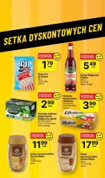 Gazetka promocyjna Delikatesy Centrum - Dyskontowe ceny w Delikatesach Centrum - Gazetka - ważna od 10.01 do 10.01.2024 - strona 39 - produkty: Torebka, Kawa rozpuszczalna, Kawa, Popcorn, Syrop, Herbata, Ogród