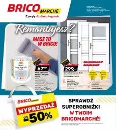 Gazetka promocyjna Bricomarche - Gazetka - ważna od 20.08 do 20.08.2022 - strona 1 - produkty: Beckers, Sok, Por, Finish, Skrzydło drzwiowe, Farba lateksowa, Designer Colour, Drzwi, Mięta, Fa