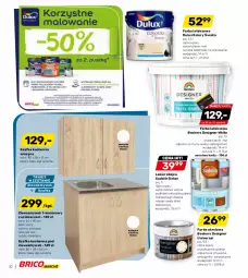 Gazetka promocyjna Bricomarche - Gazetka - ważna od 20.08 do 20.08.2022 - strona 10 - produkty: Szafka kuchenna, Beckers, Sok, Por, Zlew, Ociekacz, Zlewozmywak, Farba lateksowa, Szafka, Syfon, Farba akrylowa, Dulux, Lakier, Fa
