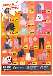 Gazetka promocyjna Carrefour - Gazetka Szkoła bycia sobą część 2 - Gazetka - ważna od 10.09 do 10.09.2022 - strona 16 - produkty: Sos, Por, Gin, Kurtka, T-shirt, Plecak, Dres, Kamizelka, Sport, Legginsy, Dzieci, Spodnie, Spodnie sportowe, Bluza, Spodnie dresowe, Fa