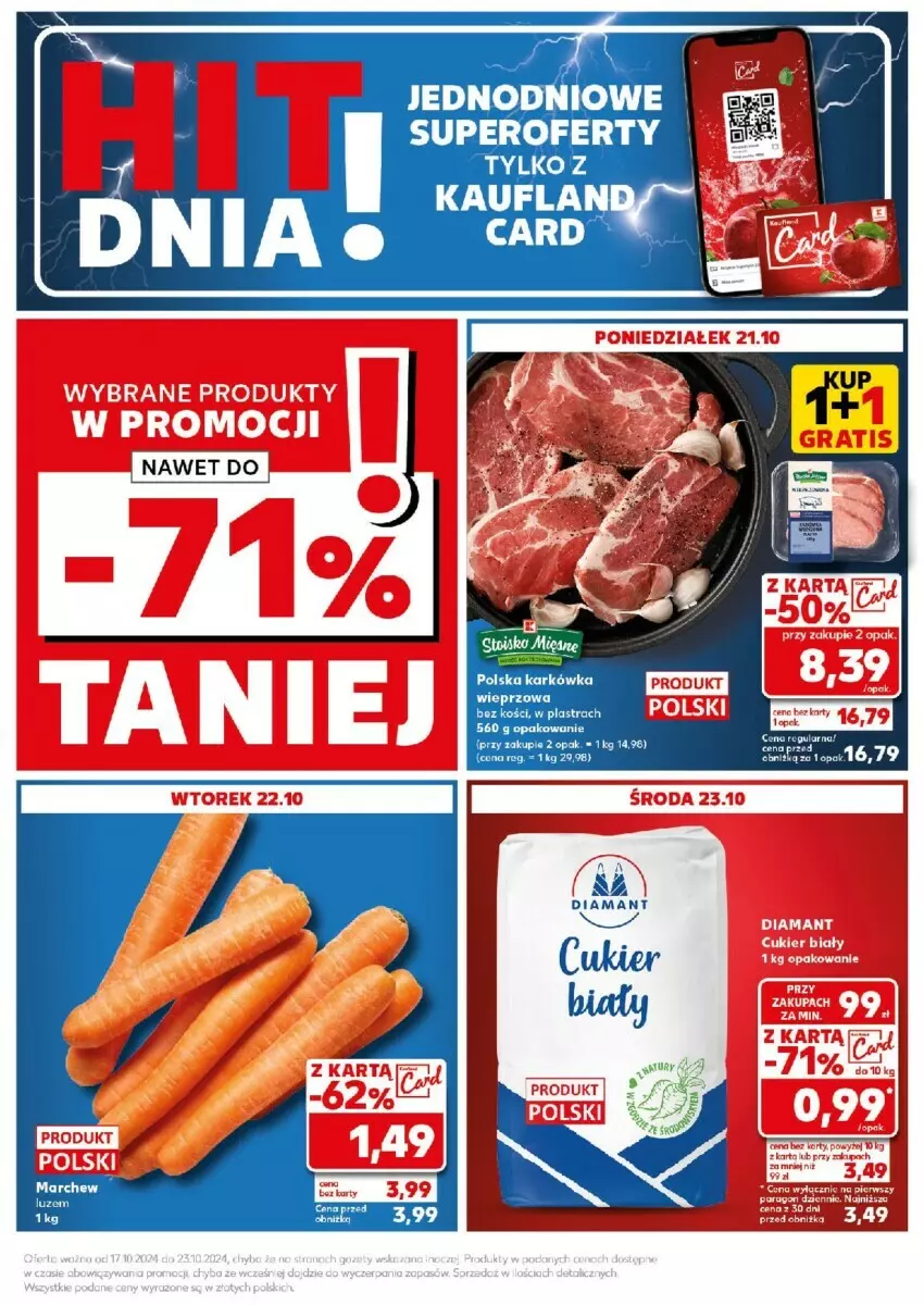 Gazetka promocyjna Kaufland - ważna 21.10 do 23.10.2024 - strona 11 - produkty: Karkówka wieprzowa