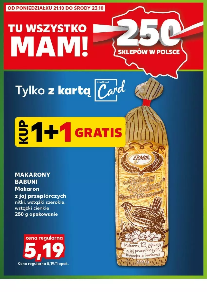 Gazetka promocyjna Kaufland - ważna 21.10 do 23.10.2024 - strona 12 - produkty: Makaron