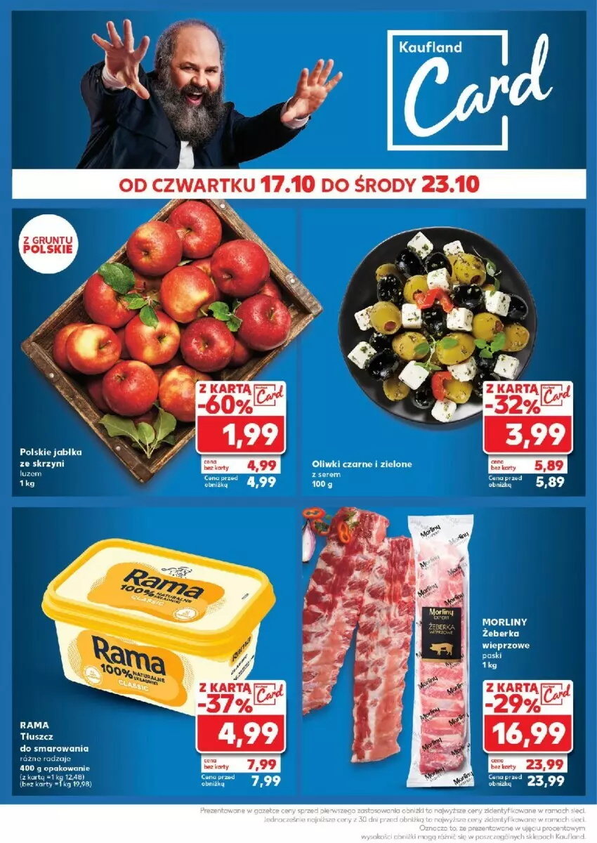 Gazetka promocyjna Kaufland - ważna 21.10 do 23.10.2024 - strona 21 - produkty: Jabłka, Morliny, Oliwki, Oliwki czarne, Rama