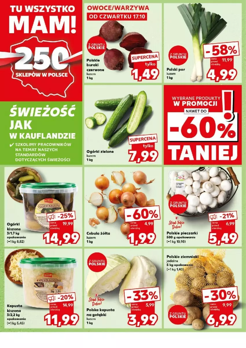 Gazetka promocyjna Kaufland - ważna 21.10 do 23.10.2024 - strona 29 - produkty: Buraki, Cebula, Piec, Ziemniaki