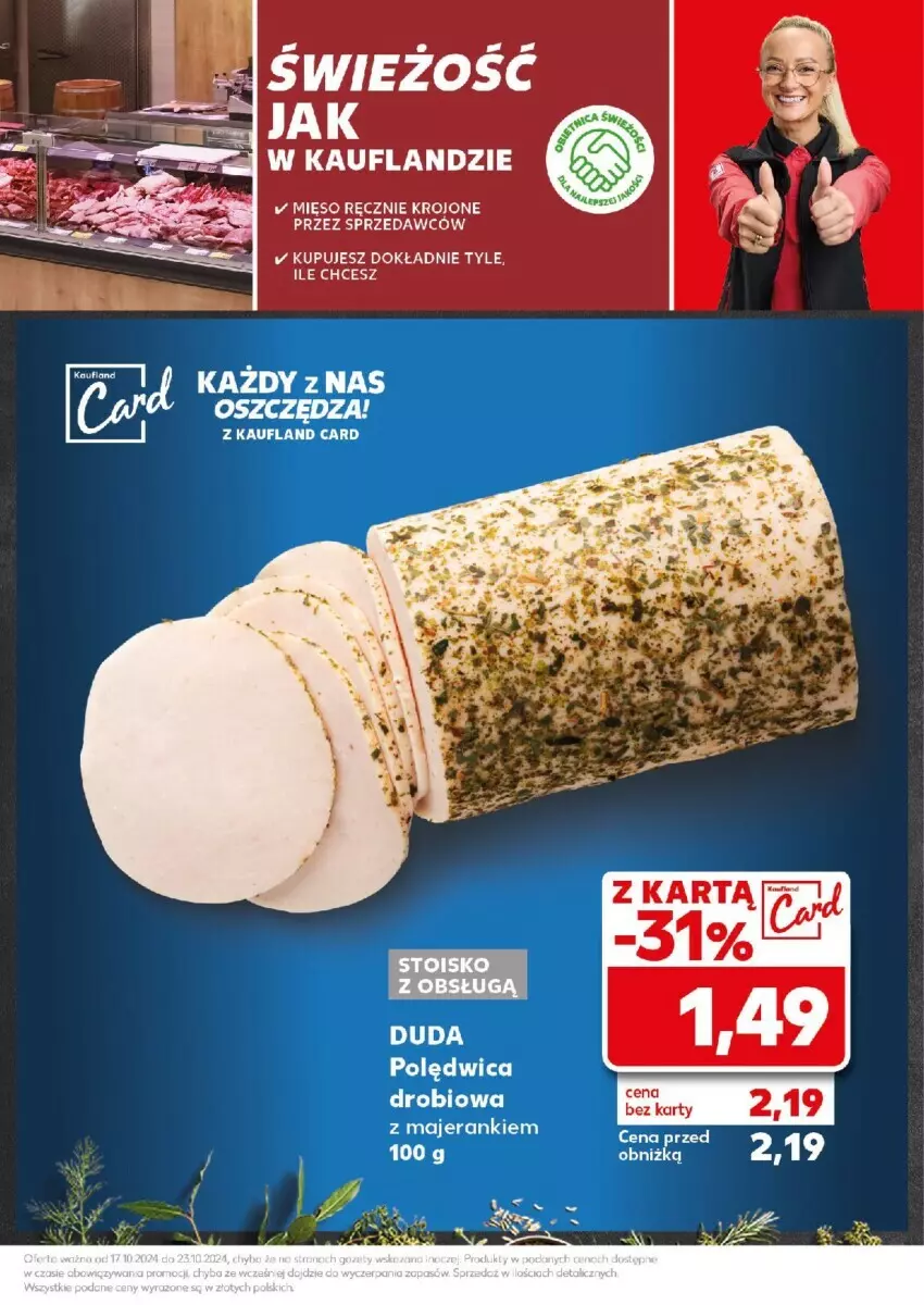 Gazetka promocyjna Kaufland - ważna 21.10 do 23.10.2024 - strona 3 - produkty: Duda, Mięso, Polędwica