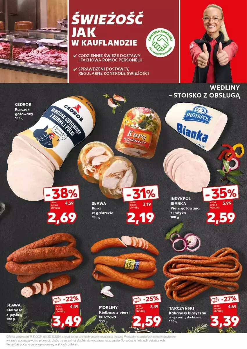 Gazetka promocyjna Kaufland - ważna 21.10 do 23.10.2024 - strona 5 - produkty: Gala, Kiełbasa, Kurczak, Morliny