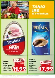 Gazetka promocyjna Kaufland - Gazetka - ważna od 23.10 do 23.10.2024 - strona 23 - produkty: Krakus, Ser, Kawa, Szynka, Prima, Gala