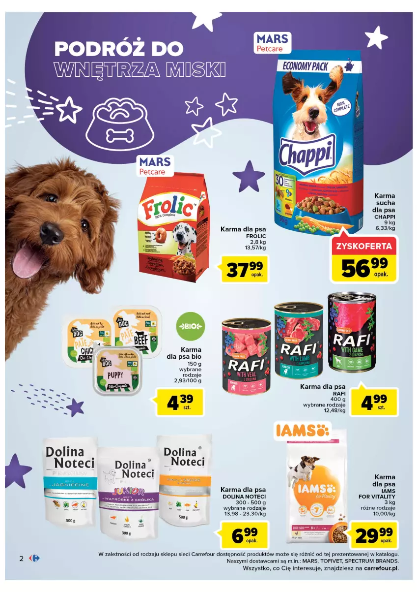 Gazetka promocyjna Carrefour - Gazetka Dobra oferta dla pupila - ważna 21.06 do 02.07.2022 - strona 2 - produkty: Chappi, Iams, Mars, Rum