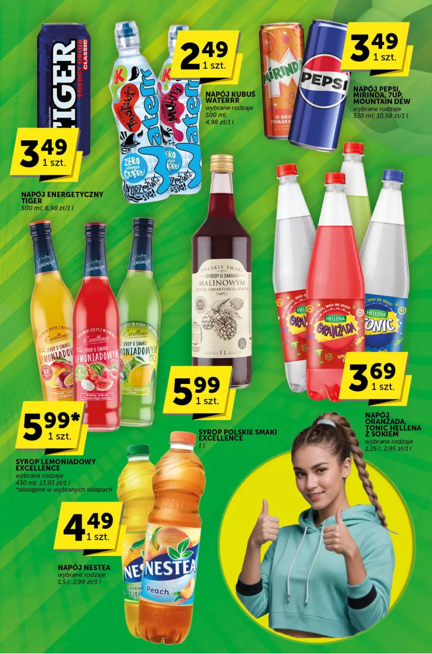 Gazetka promocyjna ABC - ważna 13.06 do 25.06.2024 - strona 25 - produkty: Kubuś, Napój, Napój energetyczny, Nestea, Oranżada, Syrop, Tiger