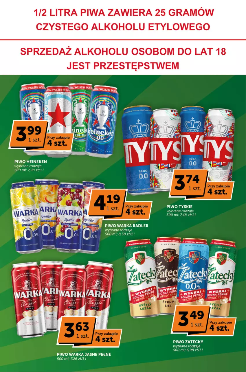 Gazetka promocyjna ABC - ważna 13.06 do 25.06.2024 - strona 29 - produkty: Fa, Gra, Gry, Heineken, Piwa, Piwo, Radler, Tyskie, Warka