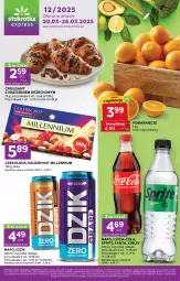 Gazetka promocyjna Stokrotka - Stokrotka Express - Gazetka - ważna od 26.03 do 26.03.2025 - strona 1 - produkty: Warzywa, Coca-Cola, Croissant, Pomarańcze, Czekolada, Fanta, Owoce, Sprite, Napój, Mięso, Fa