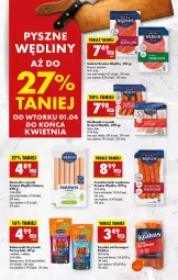 Gazetka promocyjna Biedronka - Od Poniedziałku - Gazetka - ważna od 12.04 do 12.04.2025 - strona 35 - produkty: Krakus, Gry, Gra, Salami, Parówki, Parówki z szynki, Szal, Tera, Szynka, Tarczyński, Pieprz, Frankfurterki, Fa