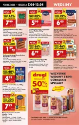 Gazetka promocyjna Biedronka - Od Poniedziałku - Gazetka - ważna od 12.04 do 12.04.2025 - strona 36 - produkty: Kurczak, Bell, Parówki, Prosciutto, Szynka, Tarczyński, Grill, Kiełbasa, Olewnik, Berlinki, Kiełbasa śląska, LG
