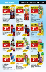 Gazetka promocyjna Biedronka - Od Poniedziałku - Gazetka - ważna od 12.04 do 12.04.2025 - strona 55 - produkty: Mus, Gin, Napój energetyczny, Red Bull, Ice tea, Mirinda, Coca-Cola, Napoje, Pepsi, Napój gazowany, Tymbark, Syrop, Fanta, Sprite, Napój, Mięta, Herbapol, Fa