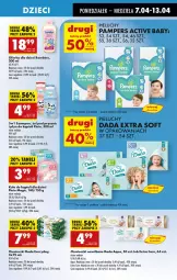 Gazetka promocyjna Biedronka - Od Poniedziałku - Gazetka - ważna od 12.04 do 12.04.2025 - strona 59 - produkty: Płyn do kąpieli, Pampers, Pieluchy, Dada, Oliwka dla dzieci, Chusteczki, Szampon, Kula do kąpieli, Dzieci, Fa