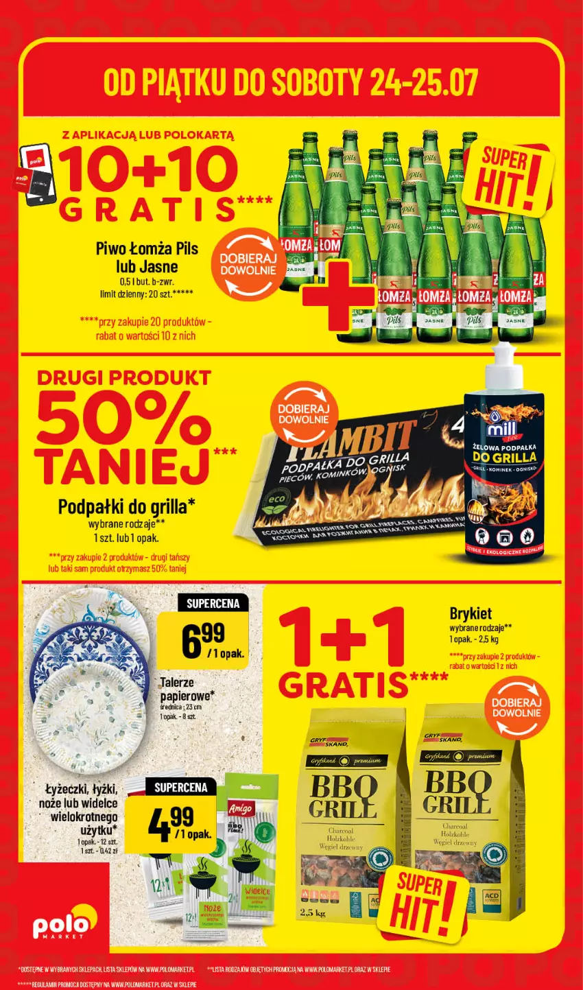 Gazetka promocyjna PoloMarket - Oferta SUPERHITY na weekend - ważna 24.07 do 25.07.2026 - strona 6 - produkty: Grill, Piwo, UHU