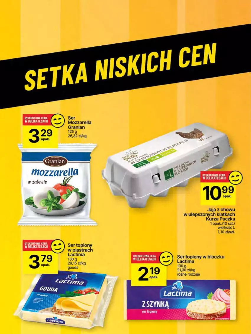 Gazetka promocyjna Delikatesy Centrum - NOWA GAZETKA Delikatesy Centrum od 13 marca! 13-19.03.2025 - ważna 13.03 do 19.03.2025 - strona 52 - produkty: Gouda, Gra, Jaja, Mozzarella, Ser, Ser topiony, Top