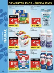 Gazetka promocyjna Delikatesy Centrum - NOWA GAZETKA Delikatesy Centrum od 13 marca! 13-19.03.2025 - Gazetka - ważna od 19.03 do 19.03.2025 - strona 30 - produkty: Jogurt naturalny, Ser, Gra, Danone, Piątnica, Jogurt, Actimel, Serek, Bakoma, Hochland, Napój mleczny, Napój, Jogurt pitny, Miecz, Fa