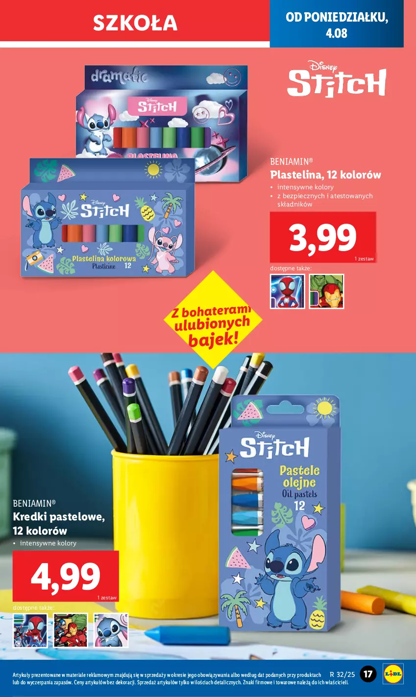 Gazetka promocyjna Lidl - GAZETKA - ważna 04.08 do 10.08.2025 - strona 17 - produkty: Piec, Plastelina, Tera