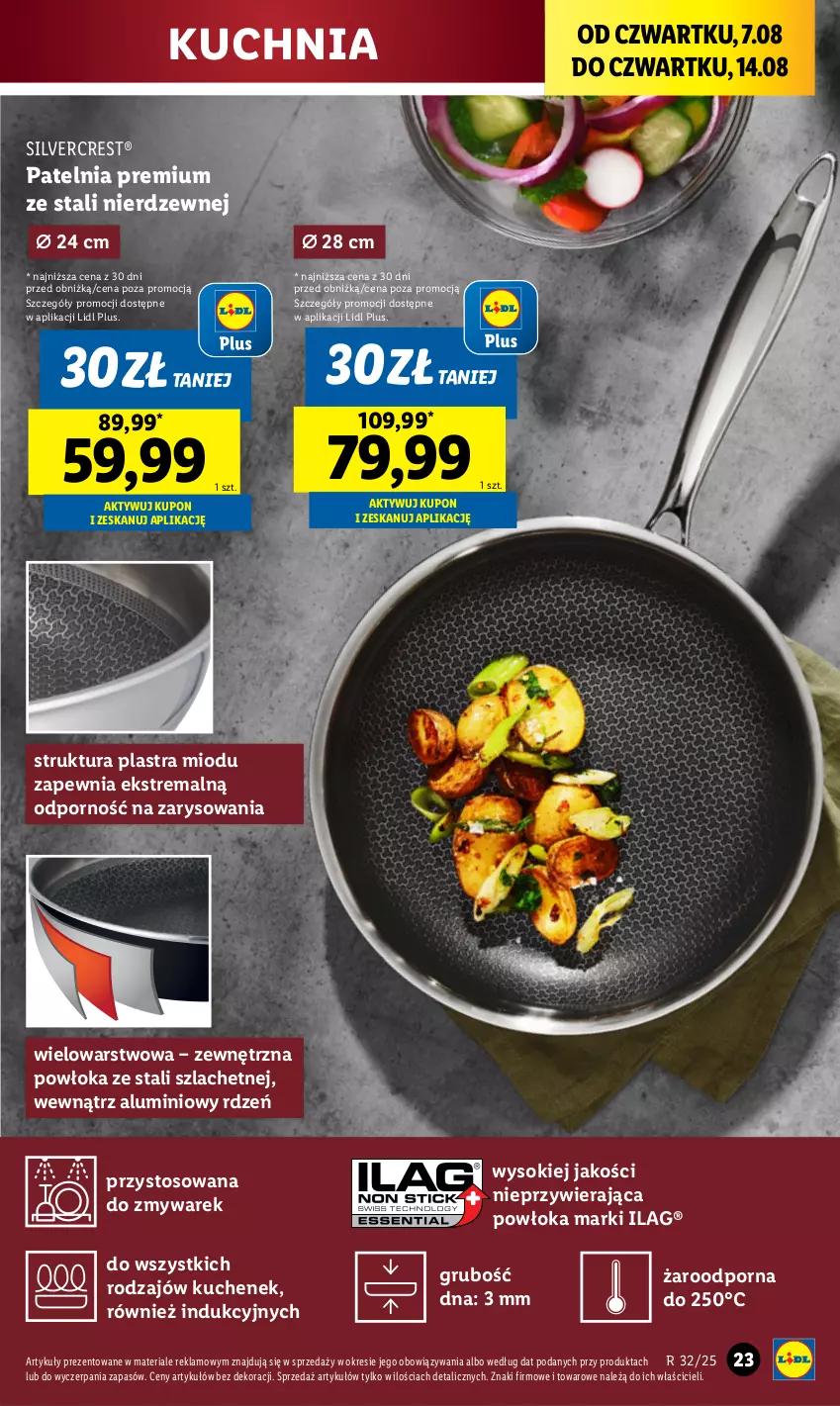 Gazetka promocyjna Lidl - GAZETKA - ważna 04.08 do 10.08.2025 - strona 27 - produkty: Kuchnia, Patelnia, Por, Silvercrest, Sok