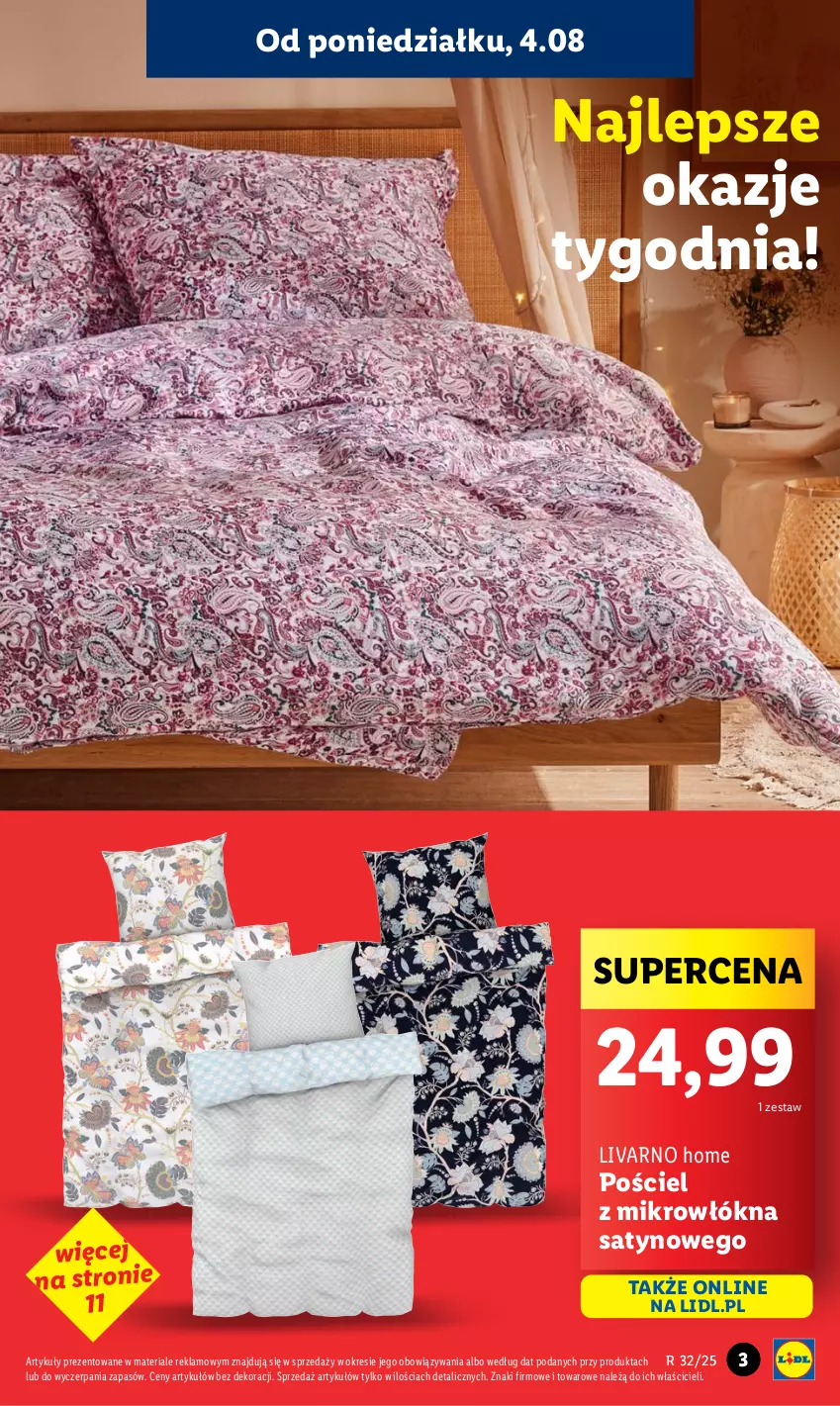 Gazetka promocyjna Lidl - GAZETKA - ważna 04.08 do 10.08.2025 - strona 3 - produkty: Ivar, Pościel