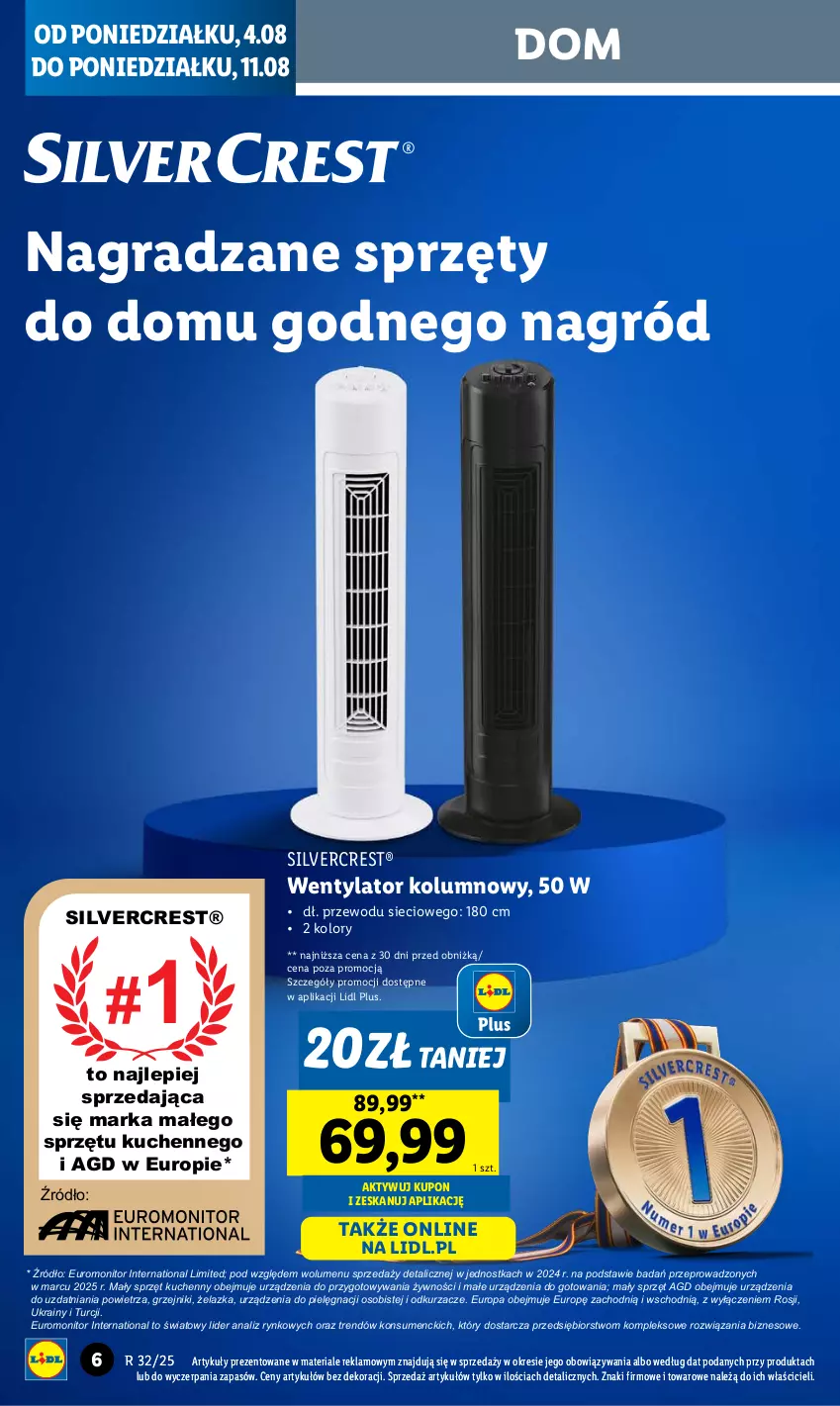 Gazetka promocyjna Lidl - GAZETKA - ważna 04.08 do 10.08.2025 - strona 6 - produkty: Gra, Grzejnik, Monitor, Odkurzacz, Odkurzacze, Silvercrest