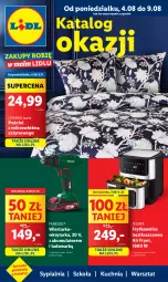 Gazetka promocyjna Lidl - GAZETKA - Gazetka - ważna od 10.08 do 10.08.2025 - strona 1 - produkty: Parkside, Sypialnia, Ivar, Pościel, Kuchnia, Wiertarkowkrętarka, Tarka, Wkręt, Wkrętarka, Zelmer, Akumulator