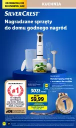 Gazetka promocyjna Lidl - GAZETKA - Gazetka - ważna od 10.08 do 10.08.2025 - strona 28 - produkty: Silvercrest, Grzejnik, Odkurzacz, Pur, Gra, Blender ręczny, Blender, Odkurzacze, Rozdrabniacz, Kuchnia, Trzepaczka, Pojemnik, Monitor
