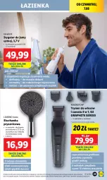 Gazetka promocyjna Lidl - GAZETKA - Gazetka - ważna od 10.08 do 10.08.2025 - strona 33 - produkty: Słuchawka prysznicowa, Top, Ser, Rum, Gra, Ivar, Przewód, Remington, Irygator