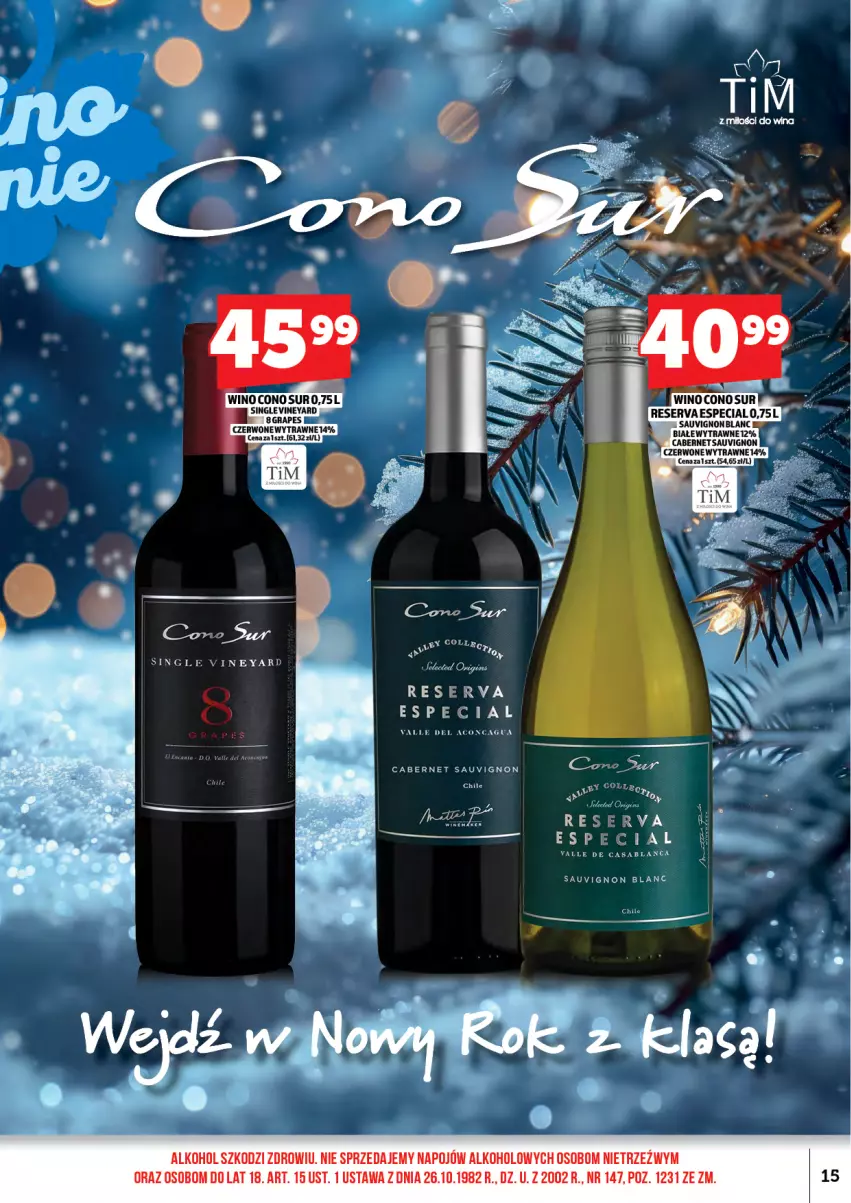 Gazetka promocyjna Topaz - Gazetka - ważna 16.01 do 31.01.2026 - strona 17 - produkty: Cabernet Sauvignon, Sauvignon Blanc, Ser, Wino