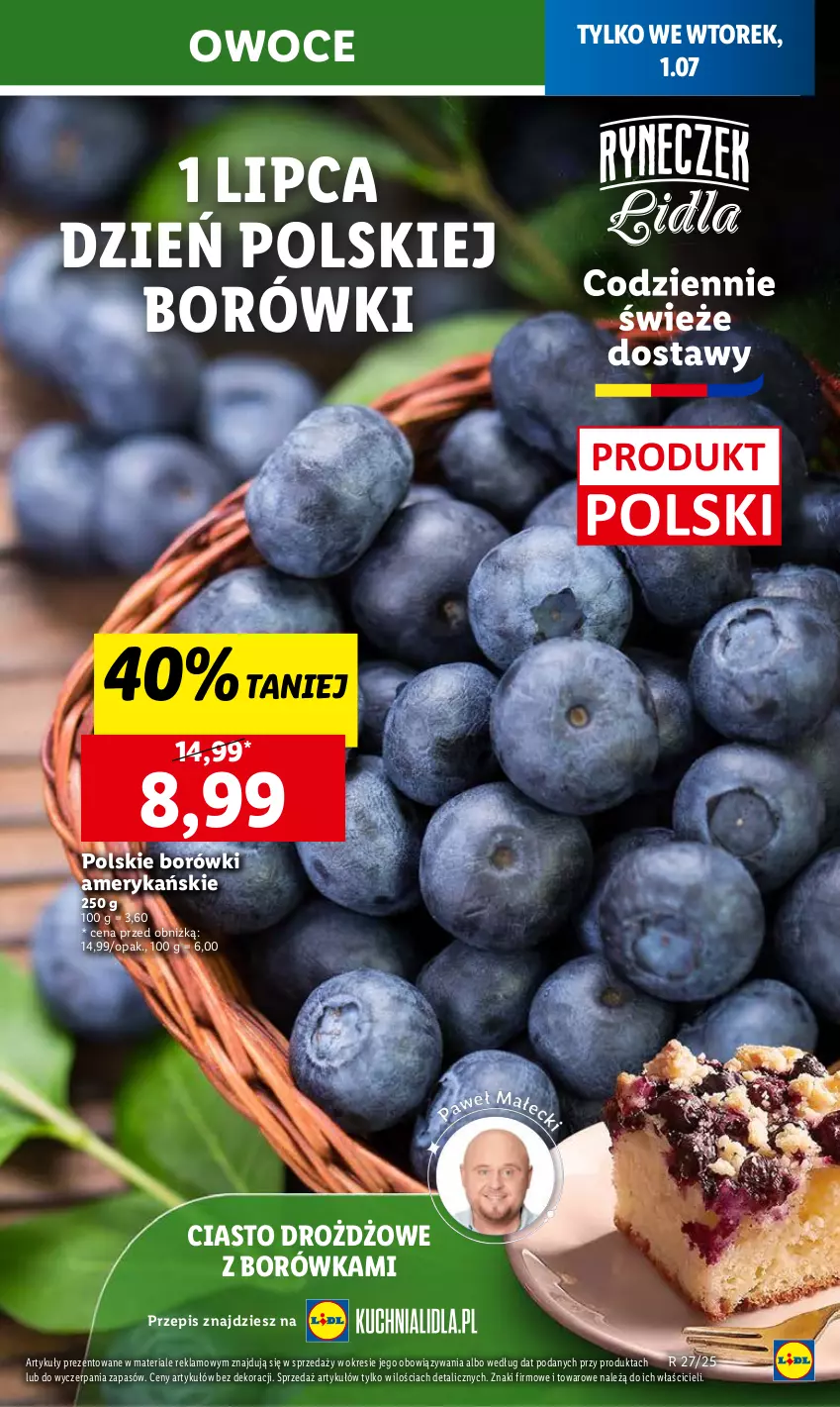 Gazetka promocyjna Lidl - GAZETKA - ważna 30.06 do 02.07.2025 - strona 11 - produkty: Borówka, Owoce