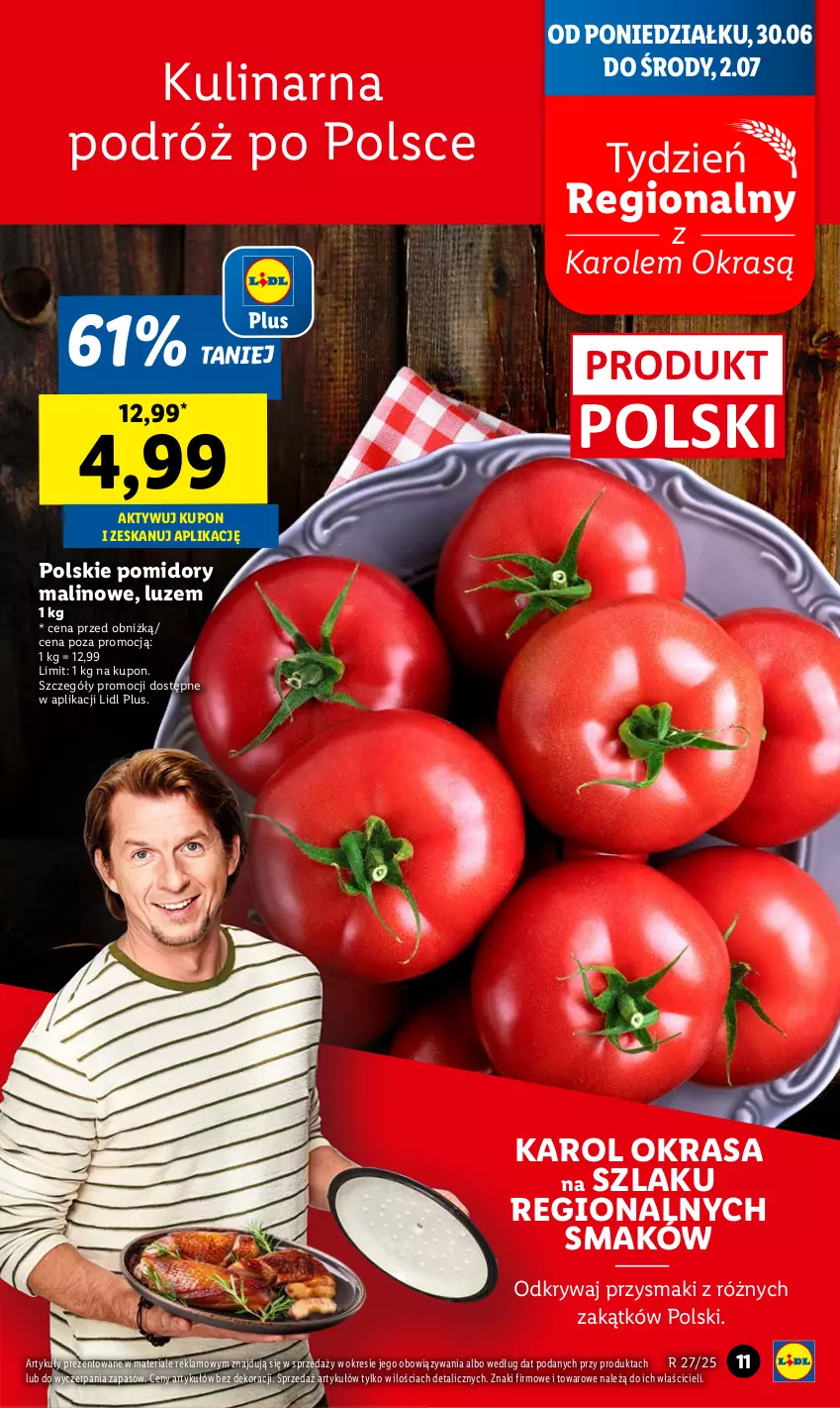 Gazetka promocyjna Lidl - GAZETKA - ważna 30.06 do 02.07.2025 - strona 15 - produkty: Pomidory, Przysmaki