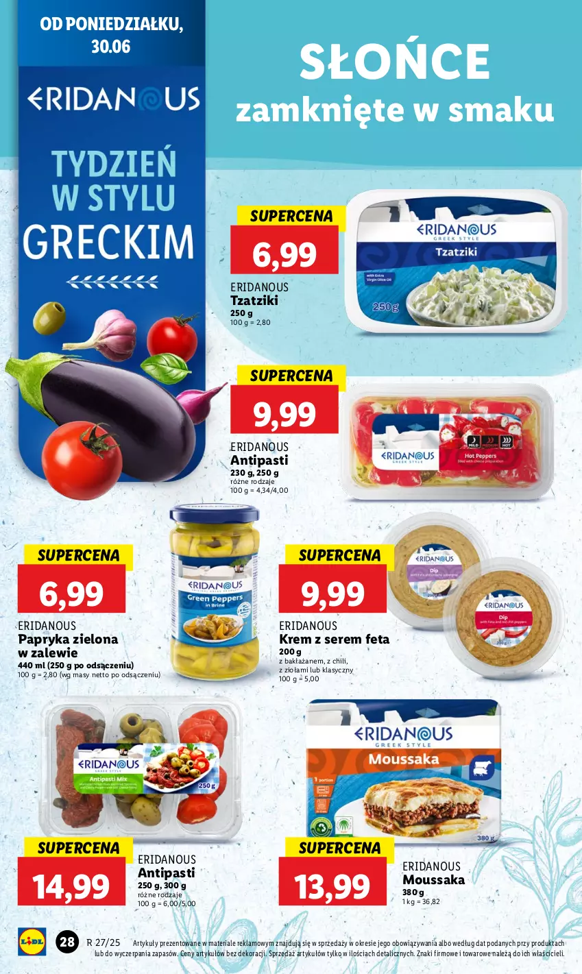 Gazetka promocyjna Lidl - GAZETKA - ważna 30.06 do 02.07.2025 - strona 34 - produkty: Feta, Papryka, Ser