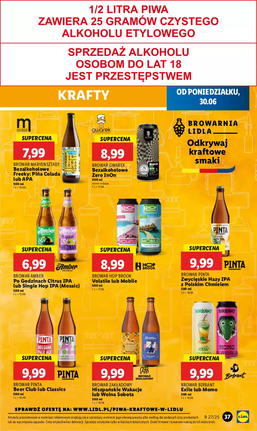 Gazetka promocyjna Lidl - GAZETKA - ważna 30.06 do 02.07.2025 - strona 45 - produkty: Mobil, Piña Colada
