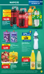 Gazetka promocyjna Lidl - GAZETKA - Gazetka - ważna od 02.07 do 02.07.2025 - strona 41 - produkty: Nałęczowianka, Por, Pur, Mus, Lemoniada, Coca-Cola, Napoje, Fanta, Woda mineralna, Woda, Sprite, Mango, Mięta, Fa