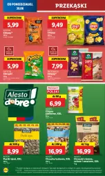 Gazetka promocyjna Lidl - GAZETKA - Gazetka - ważna od 02.07 do 02.07.2025 - strona 42 - produkty: Cheetos, Ser, Orzeszki, Papryka, Chipsy, Chrupki, Przysnacki, Pestki dyni, Orzeszki ziemne