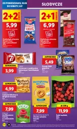Gazetka promocyjna Lidl - GAZETKA - Gazetka - ważna od 02.07 do 02.07.2025 - strona 46 - produkty: Ciastka, Gin, Gra, Cukier, Rust, Croissant, Czekolada mleczna, 7 Days, Maliny, Czekolada, Popcorn, Candy, Cukierki, Kakao