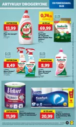 Gazetka promocyjna Lidl - GAZETKA - Gazetka - ważna od 02.07 do 02.07.2025 - strona 53 - produkty: Ludwik, Papier, Papier toaletowy, Velvet, Ręcznik, Fairy, Zmywarki, Flora, Fa