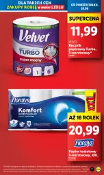 Gazetka promocyjna Lidl - GAZETKA - Gazetka - ważna od 02.07 do 02.07.2025 - strona 7 - produkty: Papier, Papier toaletowy, Velvet, Ręcznik