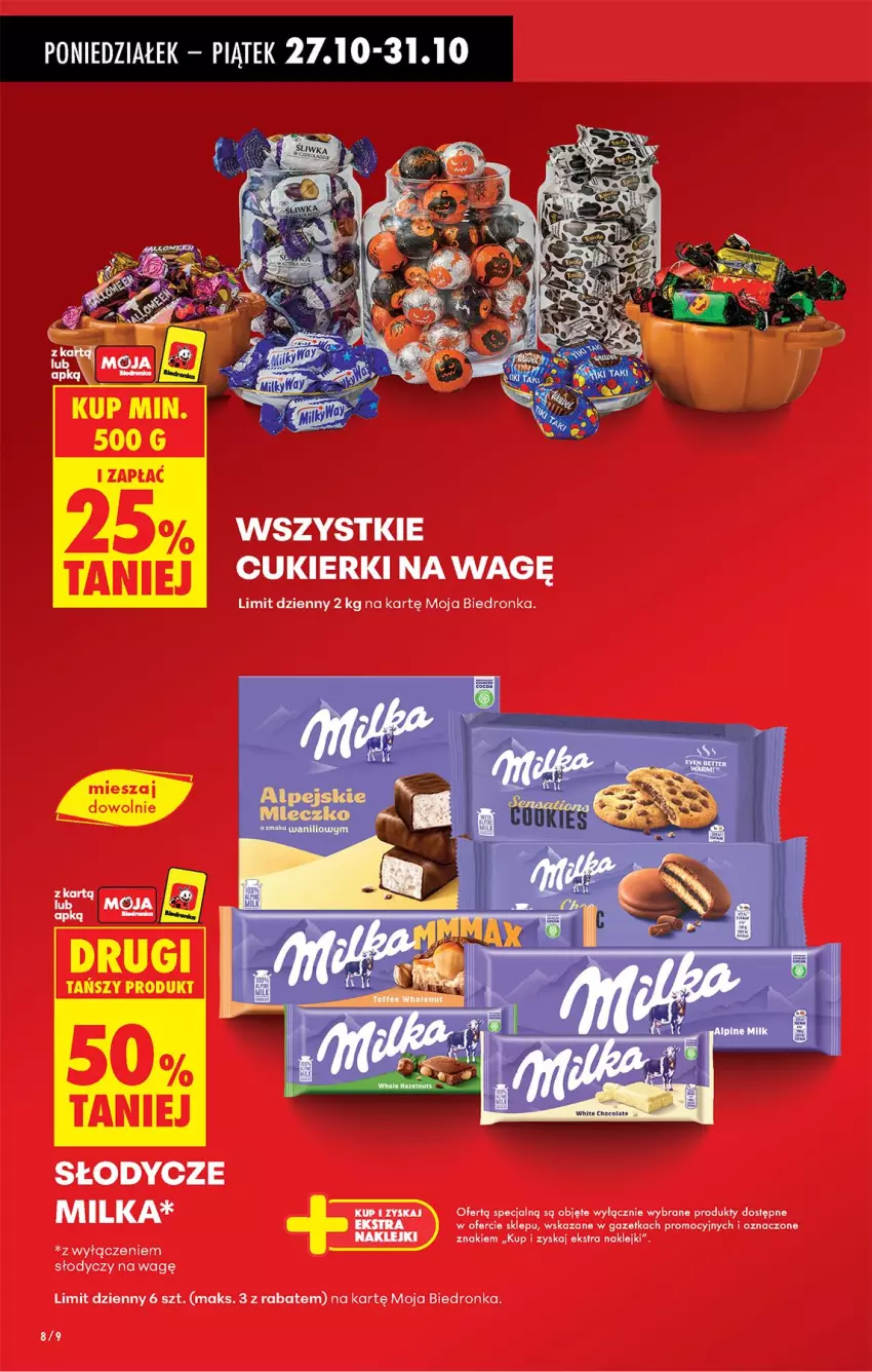 Gazetka promocyjna Biedronka - Od Poniedziałku - ważna 27.10 do 01.11.2025 - strona 10 - produkty: Cukier, Cukierki, Klej