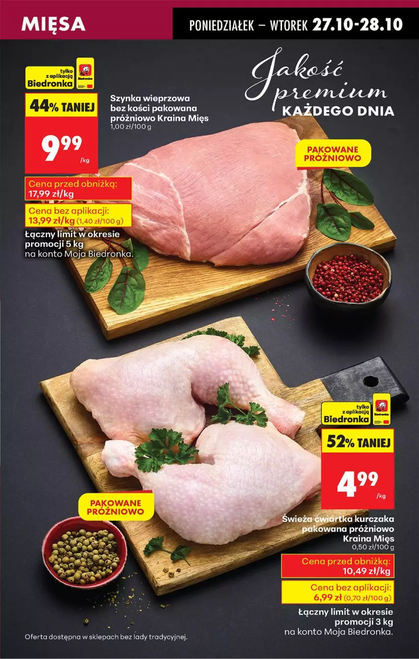 Gazetka promocyjna Biedronka - Od Poniedziałku - ważna 27.10 do 01.11.2025 - strona 27 - produkty: Fa, Kurczak, Szynka, Szynka wieprzowa