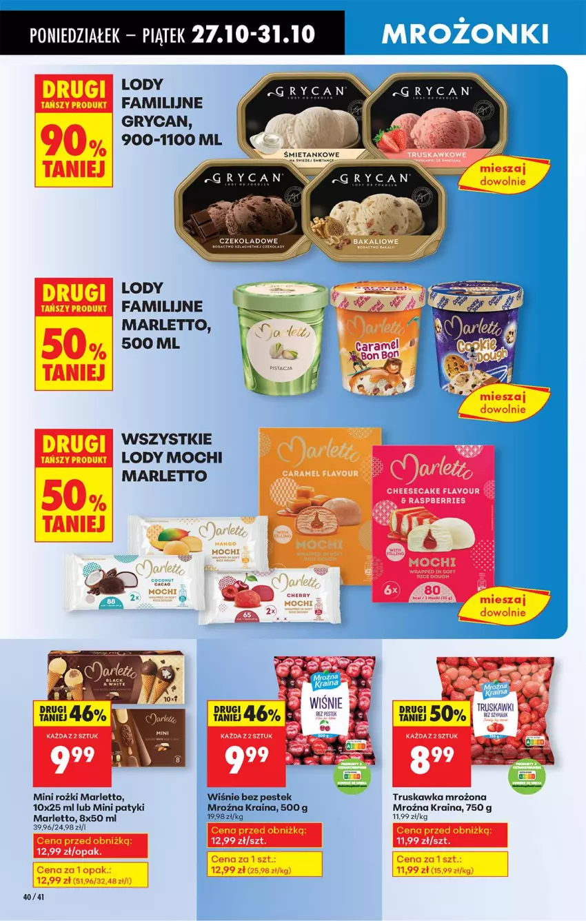 Gazetka promocyjna Biedronka - Od Poniedziałku - ważna 27.10 do 01.11.2025 - strona 50 - produkty: Fa, Gaga, Gry, Lody, Por, Pur, Rura, Stek