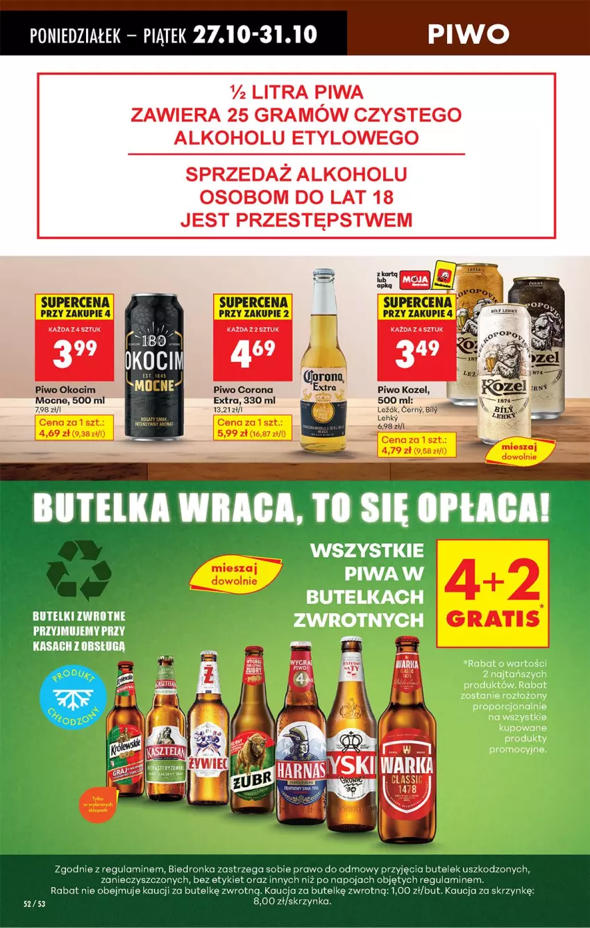 Gazetka promocyjna Biedronka - Od Poniedziałku - ważna 27.10 do 01.11.2025 - strona 70 - produkty: Gra, Koc, Okocim, Piwa, Piwo