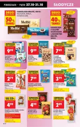 Gazetka promocyjna Biedronka - Od Poniedziałku - Gazetka - ważna od 01.11 do 01.11.2025 - strona 58 - produkty: Ciastka, Ser, Mus, Orzeszki, Bonitki, Mleczko, Rogal, Czekolada, Mola, Rodzynki, Baton, Deser, Kakao, Kinder, Kokos