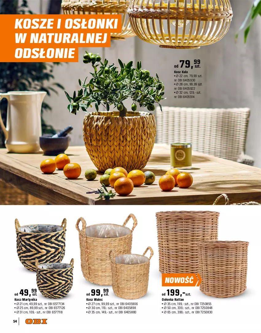 Gazetka promocyjna Obi - Gazetka OBI - ważna 09.04 do 31.10.2025 - strona 54 - produkty: Hama, Kosz, Osłonka